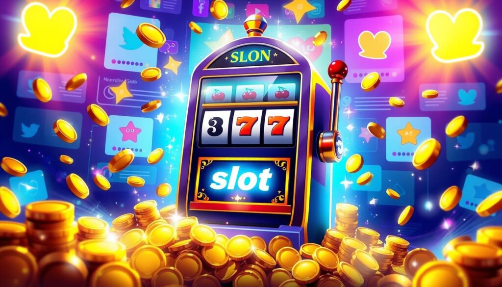 Nikmati serunya petualangan judi slot terkini langsung dari media sosial favorit Anda! Temukan permainan slot, jackpot besar, dan putaran gratis menantimu.